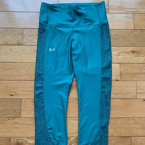 Under Armour Women’s HeatGear Leggings – Teal, Size Small - Picture 2 of 8